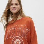 College crew neck sweatshirt