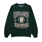 Crew neck college sweatshirt